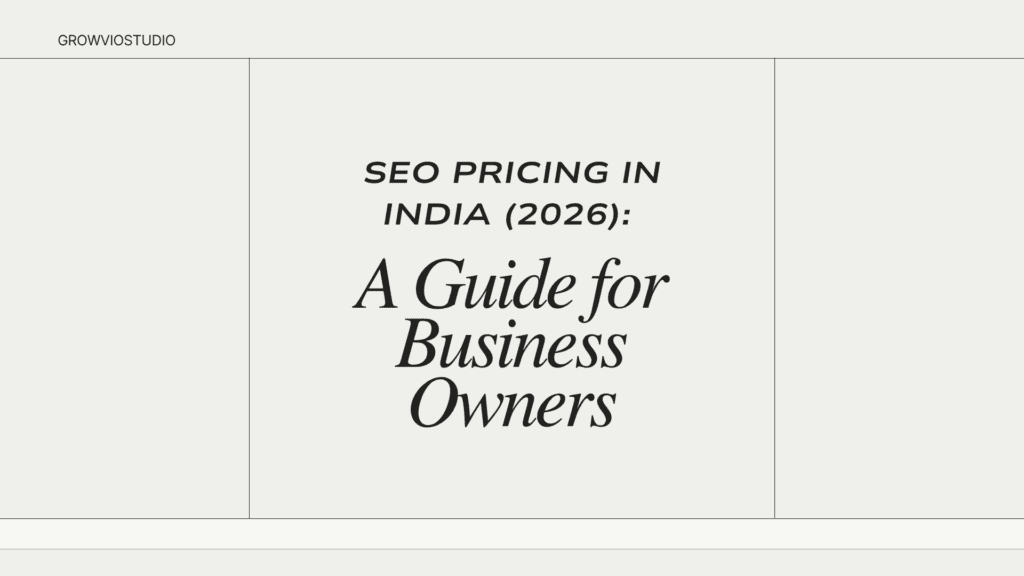 SEO Pricing in India (2026)